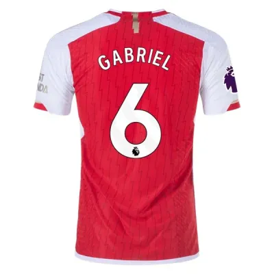 Premier League Gabriel Arsenal Home Jersey 23/24 01