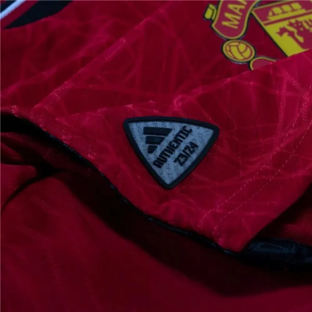 Premier League Manchester United Long Sleeve Home Jersey 23/24
