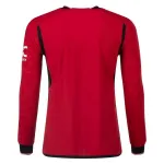 Premier League Manchester United Long Sleeve Home Jersey 23/24
