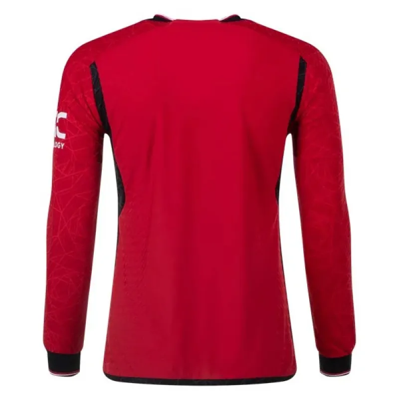 Premier League Manchester United Long Sleeve Home Jersey 23/24