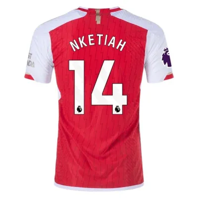 Premier League Nketiah Arsenal Home Jersey 23/24 01