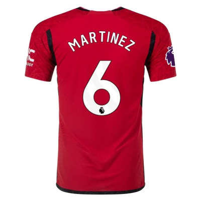 Premier League Martinez Manchester United Home Jersey 23/24 Player 01