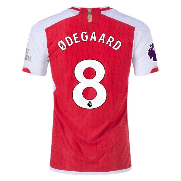 Premier League Men's Replica Ødegaard Arsenal Home Jersey 23/24