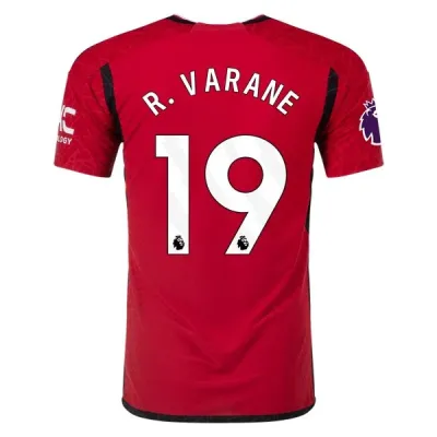 Premier League Men's Replica R. Varane Manchester United Home Jersey 23/24 01