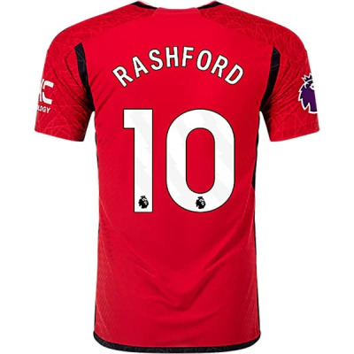 Premier League Rashford Manchester United Home Jersey 23/24 01