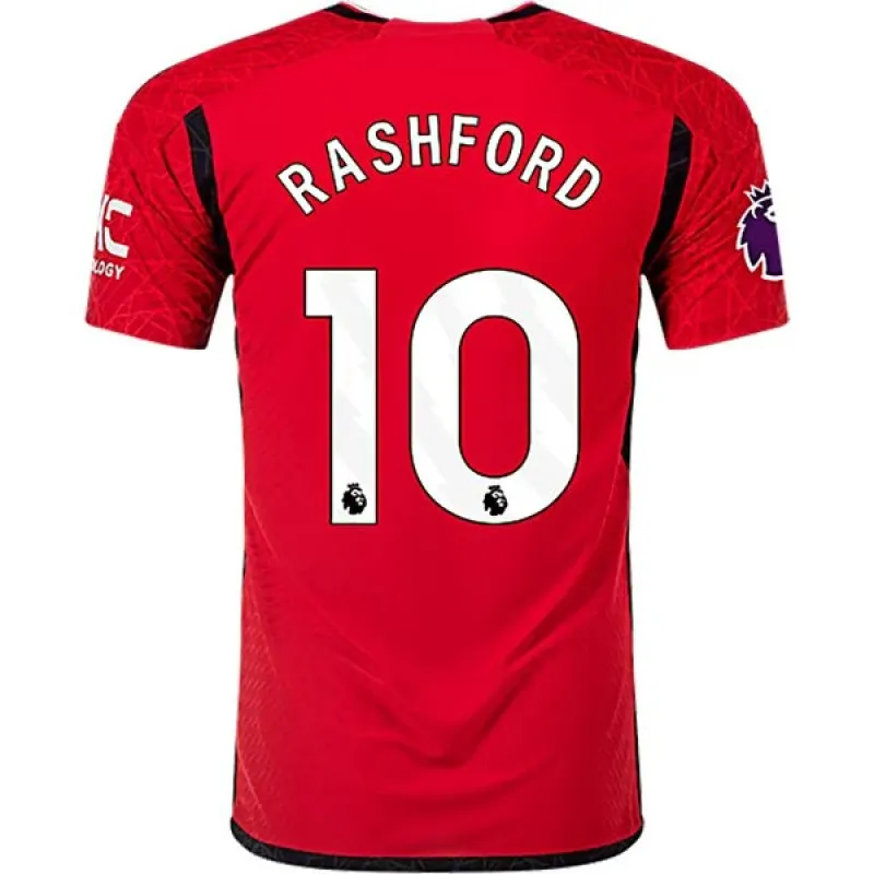 Premier League Rashford Manchester United Home Jersey 23/24
