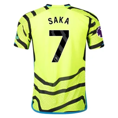 Premier League Men's Replica Saka Arsenal Away Jersey 23/24 01