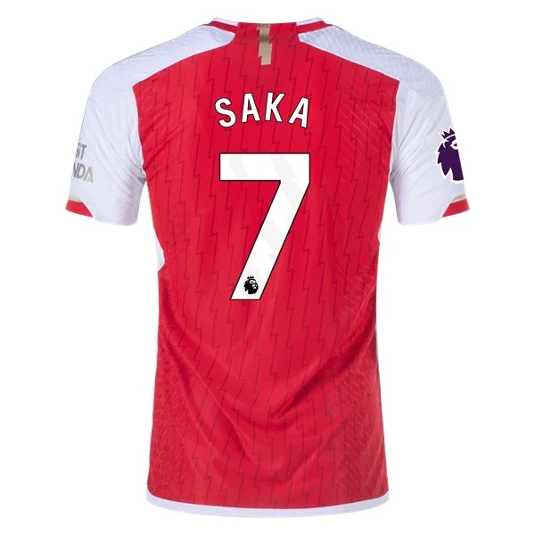 Premier League Men's Replica Saka Arsenal Home Jersey 23/24