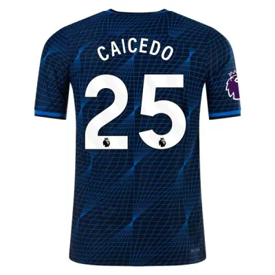 Premier League Men's Replica Caicedo Chelsea Away Jersey 23/24 01
