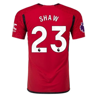 Premier League Shaw Manchester United Home Jersey 23/24 01