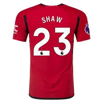 Premier League Men's Replica Shaw Manchester United Home Jersey 23/24 01