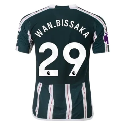 Premier League Men's Replica Wan-Bissaka Manchester United Away Jersey 23/24 01