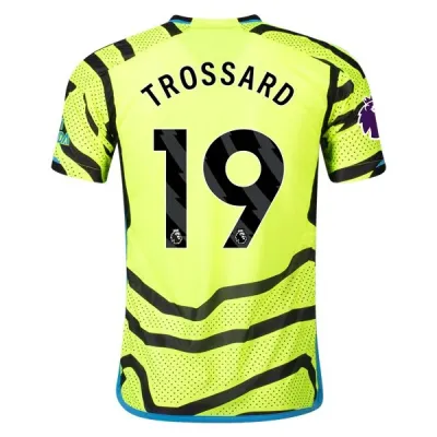 Premier League Men's Replica Trossard Arsenal Away Jersey 23/24 01