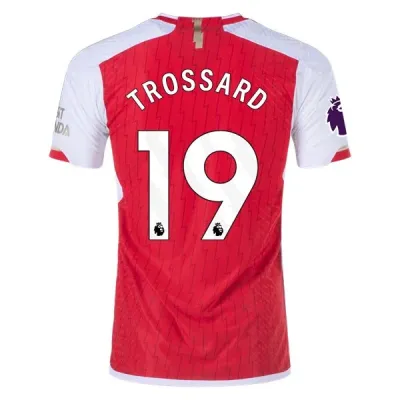 Premier League Men's Replica Trossard Arsenal Home Jersey 23/24 01