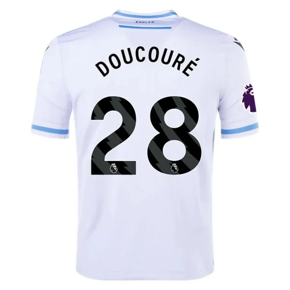Premier League Men's Replica Macron Doucoure Crystal Palace Away Jersey 23/24