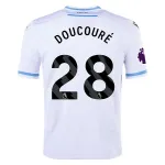 Premier League Men's Replica Macron Doucoure Crystal Palace Away Jersey 23/24