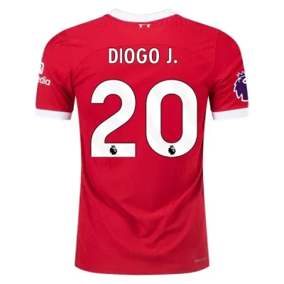 Premier League Diogo J. Liverpool Home Jersey 23/24 01