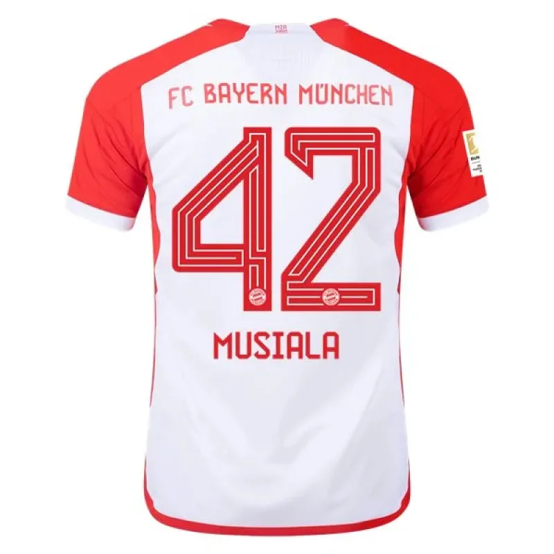 Bundesliga Men's Replica Musiala Bayern Munich Home Jersey 23/24