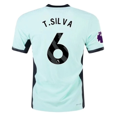 Premier League T. Silva Chelsea Third Jersey 23/24 01