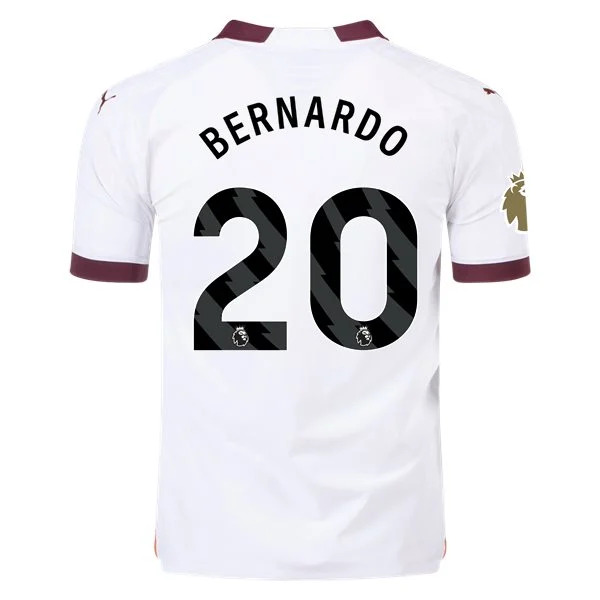 Premier League Bernardo Manchester City Away Jersey 23/24 - CWC