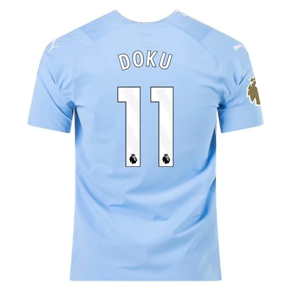 Premier League Doku Manchester City Home Jersey 23/24 - CWC