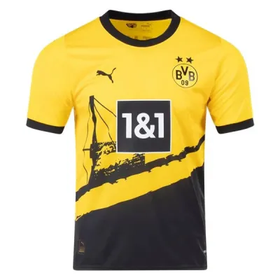 Bundesliga Men's Replica Borussia Dortmund Home Jersey 23/24 02