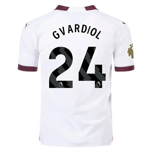 Premier League Gvardiol Manchester City Away Jersey 23/24 - CWC