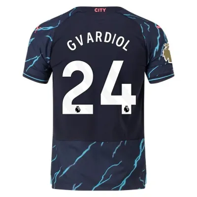Premier League Gvardiol Manchester City Third Jersey 23/24 - CWC 01