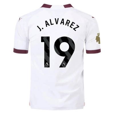 Premier League J. Alvarez Manchester City Away Jersey 23/24 - CWC 01
