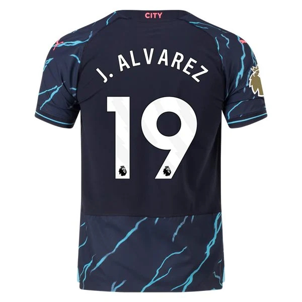 Premier League J. Alvarez Manchester City Third Jersey 23/24 - CWC