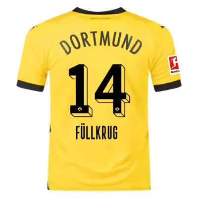 Bundesliga Men's Replica Fullkrug Borussia Dortmund Home Jersey 23/24 01