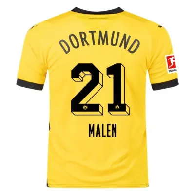 Bundesliga Men's Replica Malen Borussia Dortmund Home Jersey 23/24 01