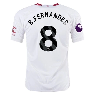 Premier League B. Fernandes Manchester United Third Jersey 23/24 01