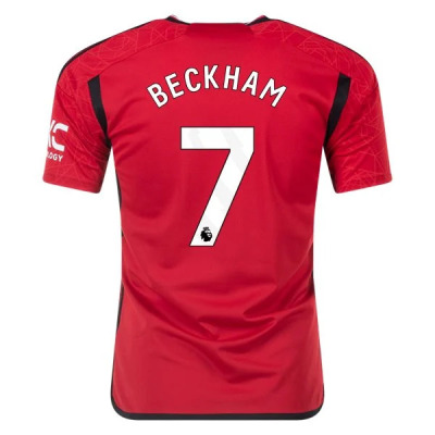 Premier League Beckham Manchester United Home Jersey 23/24 01