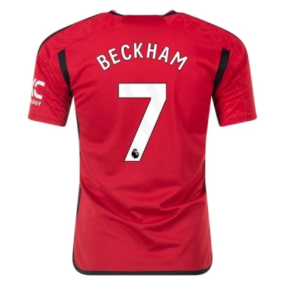 Premier League Beckham Manchester United Home Jersey 23/24 01