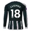 Premier League Casemiro Manchester United Long Sleeve Away Jersey 23/24