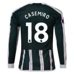 Premier League Casemiro Manchester United Long Sleeve Away Jersey 23/24
