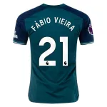 Premier League Fabio Vieira Arsenal Third Jersey 23/24