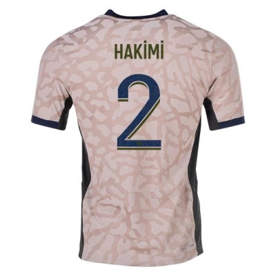 Ligue 1 Men's Hakimi Paris Saint-Germain Fourth Jersey 23/24 01