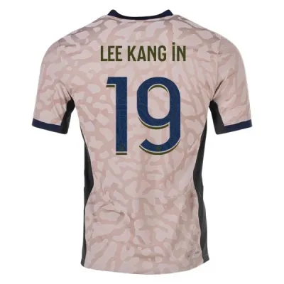 Ligue 1 Men's Lee Kang In Paris Saint-Germain Fourth Jersey 23/24 01