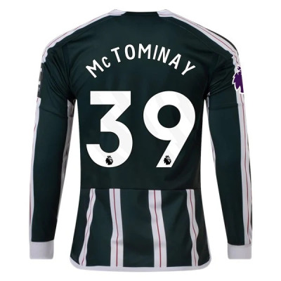 Premier League McTominay Manchester United Long Sleeve Away Jersey 23/24 01