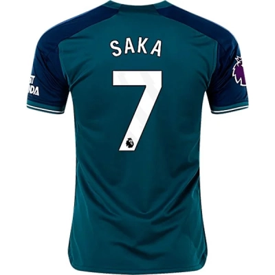 Premier League Saka Arsenal Third Jersey 23/24 01