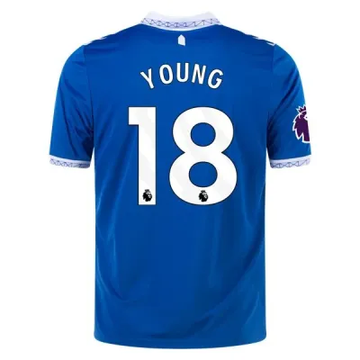 Premier League Hummel Young Everton Home Jersey 23/24 01