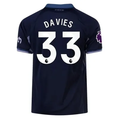 Premier League Men's Replica Davies Tottenham Hotspur Away Jersey 23/24 01