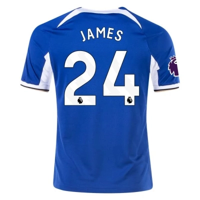 Premier League Men's Replica James Chelsea Home Jersey 23/24 01