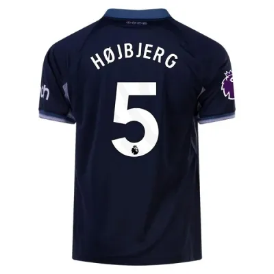 Premier League Men's Replica Hojbjerg Tottenham Hotspur Away Jersey 23/24 01