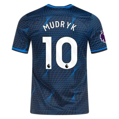 Premier League Men's Replica Mudryk Chelsea Away Jersey 23/24 01