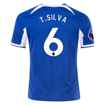 Premier League Men's Replica T. Silva Chelsea Home Jersey 23/24 01