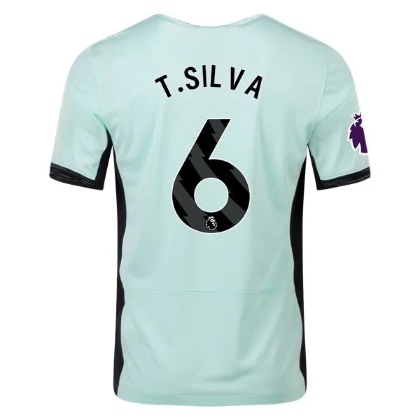 Premier League Men's Replica T. Silva Chelsea Third Jersey 23/24