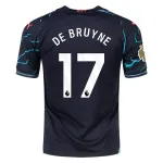 Premier League Men's Replica De Bruyne Manchester City Third Jersey 23/24 - CWC